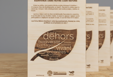 Création du Panneau « Bienvenue dans notre Coin Nature »